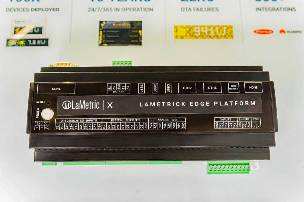 Energy Gateway edge controller with RS-485, CAN, Ethernet and I/O terminals