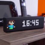 LaMetric TIME smart display on a desk