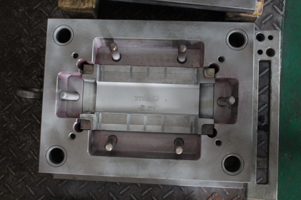 LaMetric TIME enclosure injection mold, open