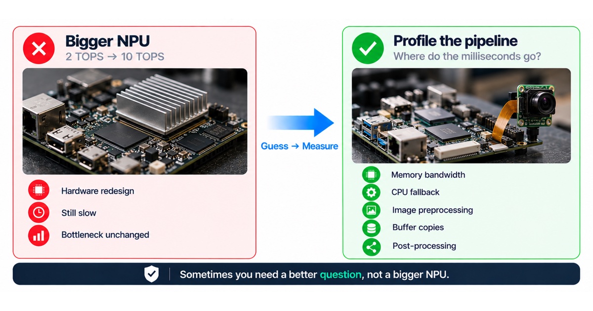 Bigger NPU vs profiling the edge AI pipeline