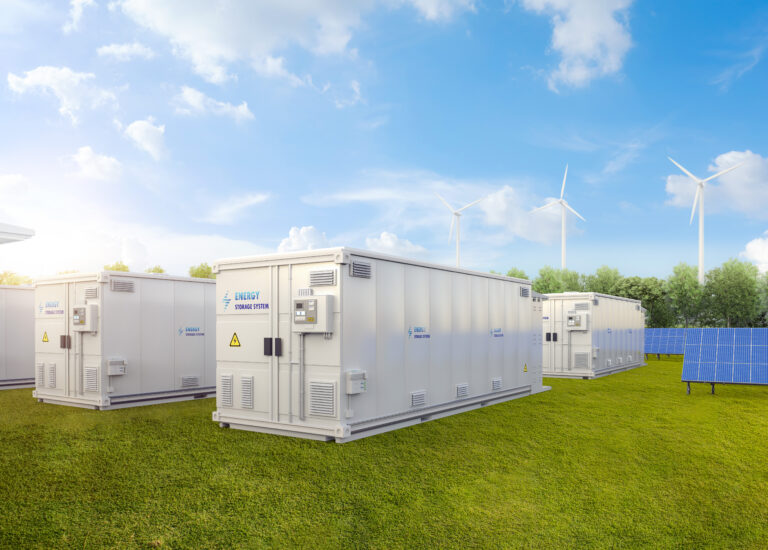 Amount of energy storage systems or battery container units