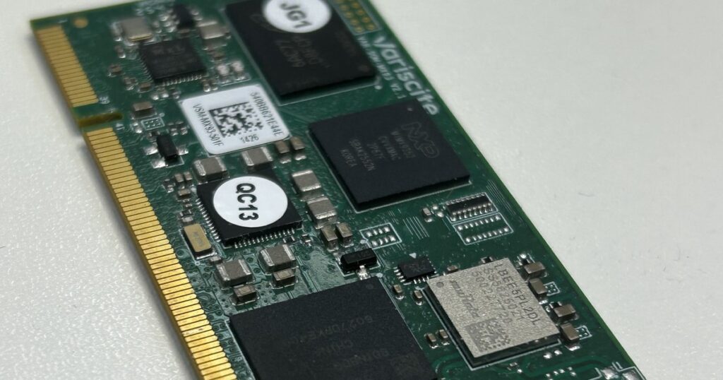 System-on-module with an NXP i.MX processor, memory and wireless module