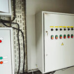 Electrical room of residential or commercial building Multip