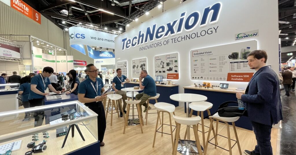 The TechNexion stand at embedded world 2026 in Nuremberg
