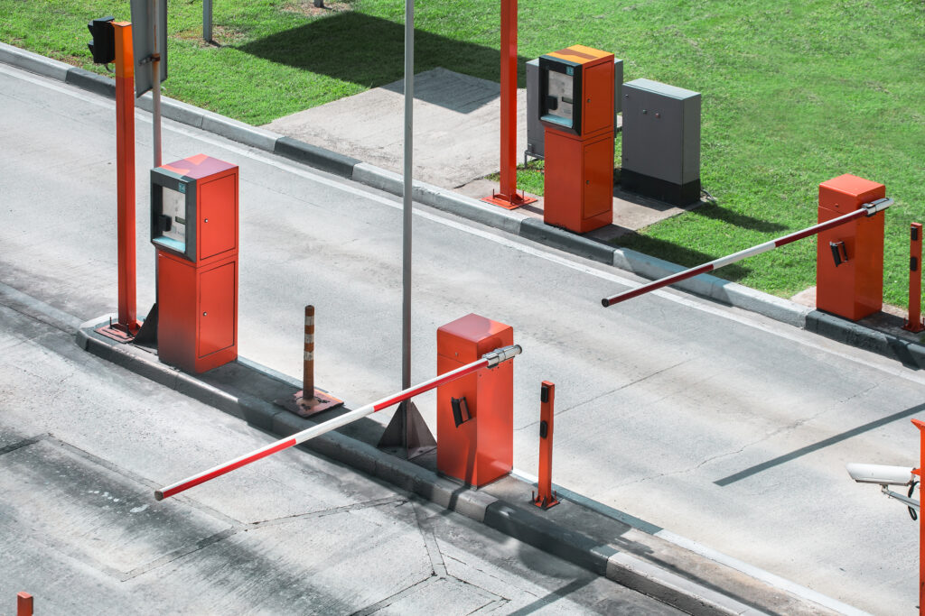 Parking security barrier gate