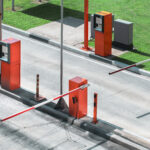 Parking security barrier gate